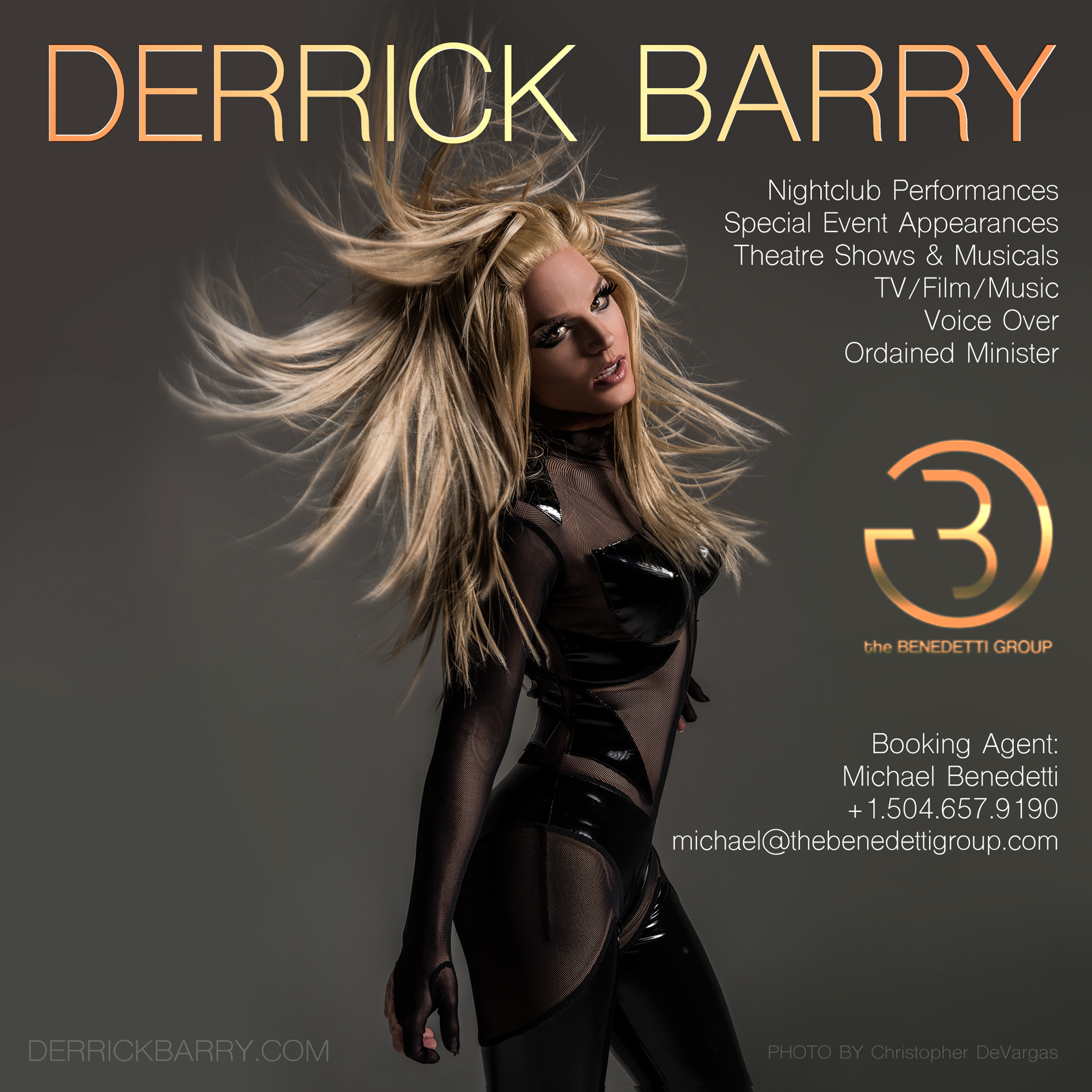 Official Website for Derrick Barry